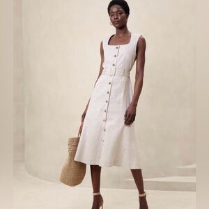 Banana Republic linen-blend dress